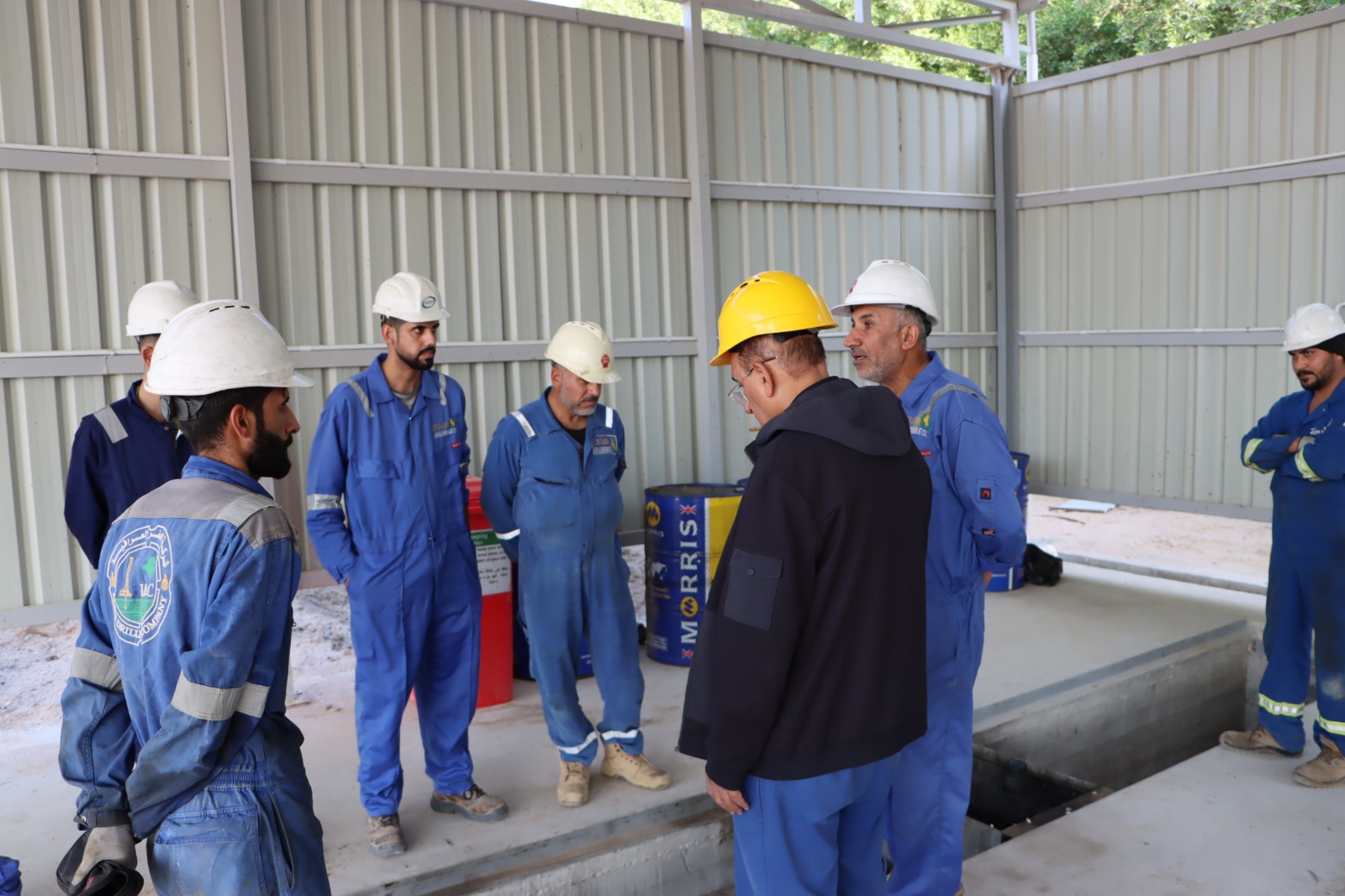 General Manager site visit Al-Burjisya - Central workshop